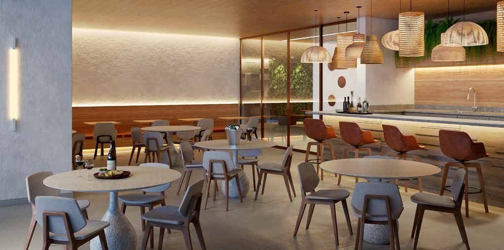 Espaço de convivência e refeições