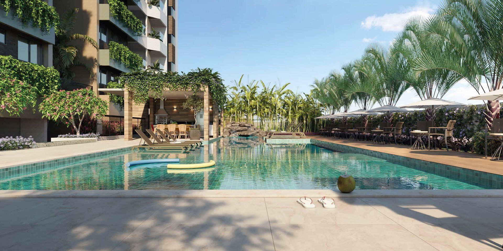 Piscina prainha junto à torre (imagem ilustrativa)