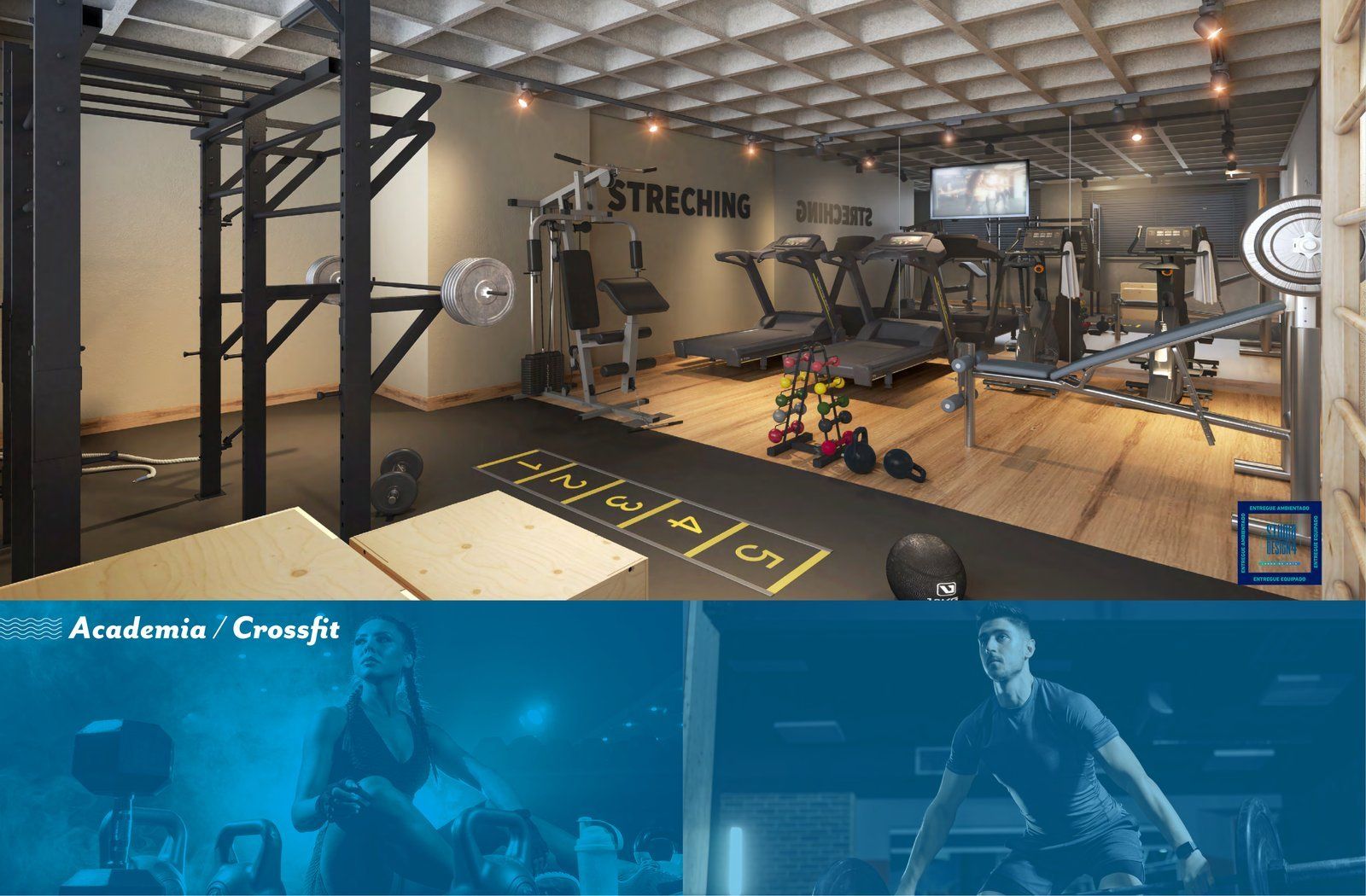 Academia e crossfit