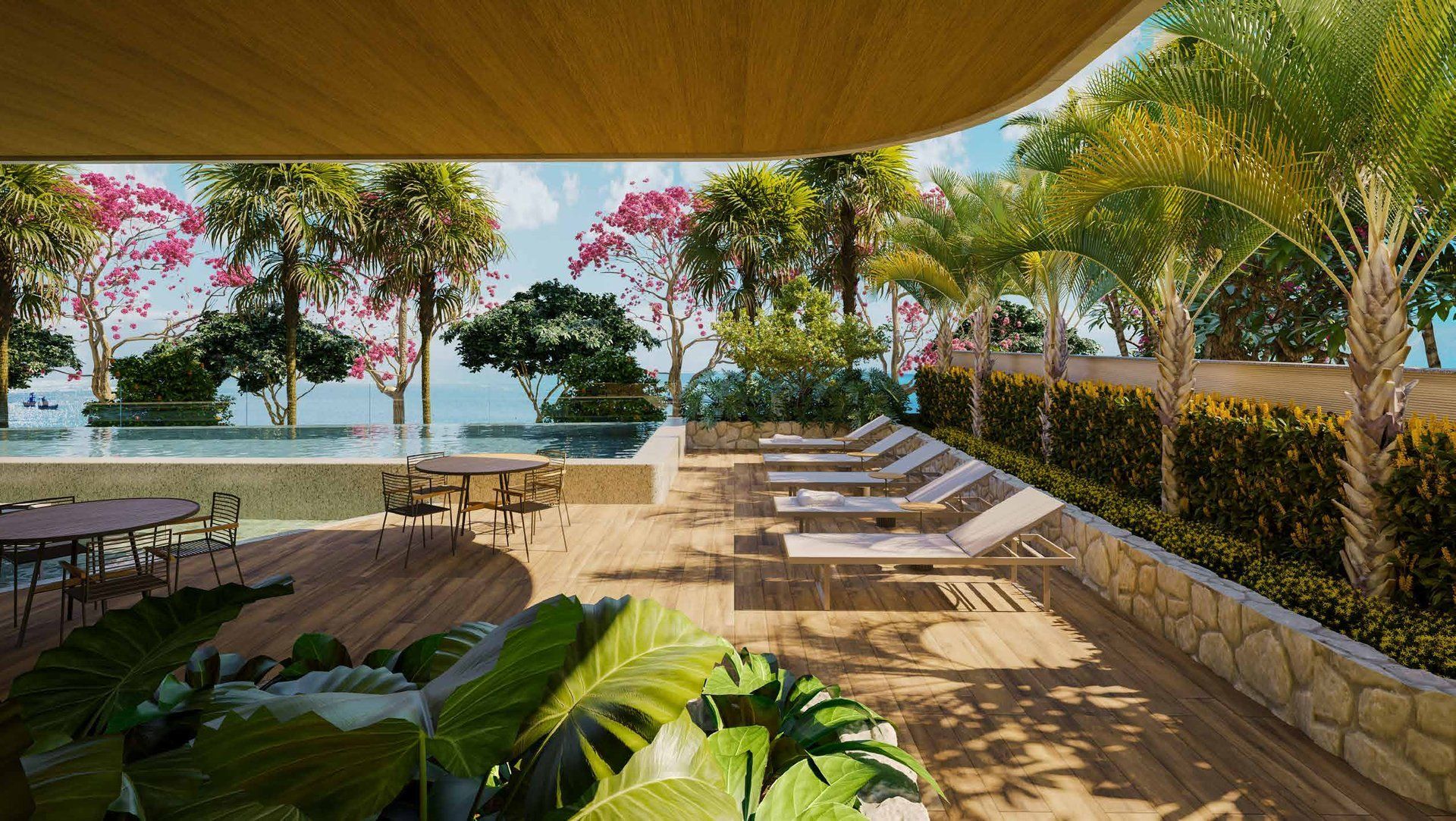 Lounge piscina