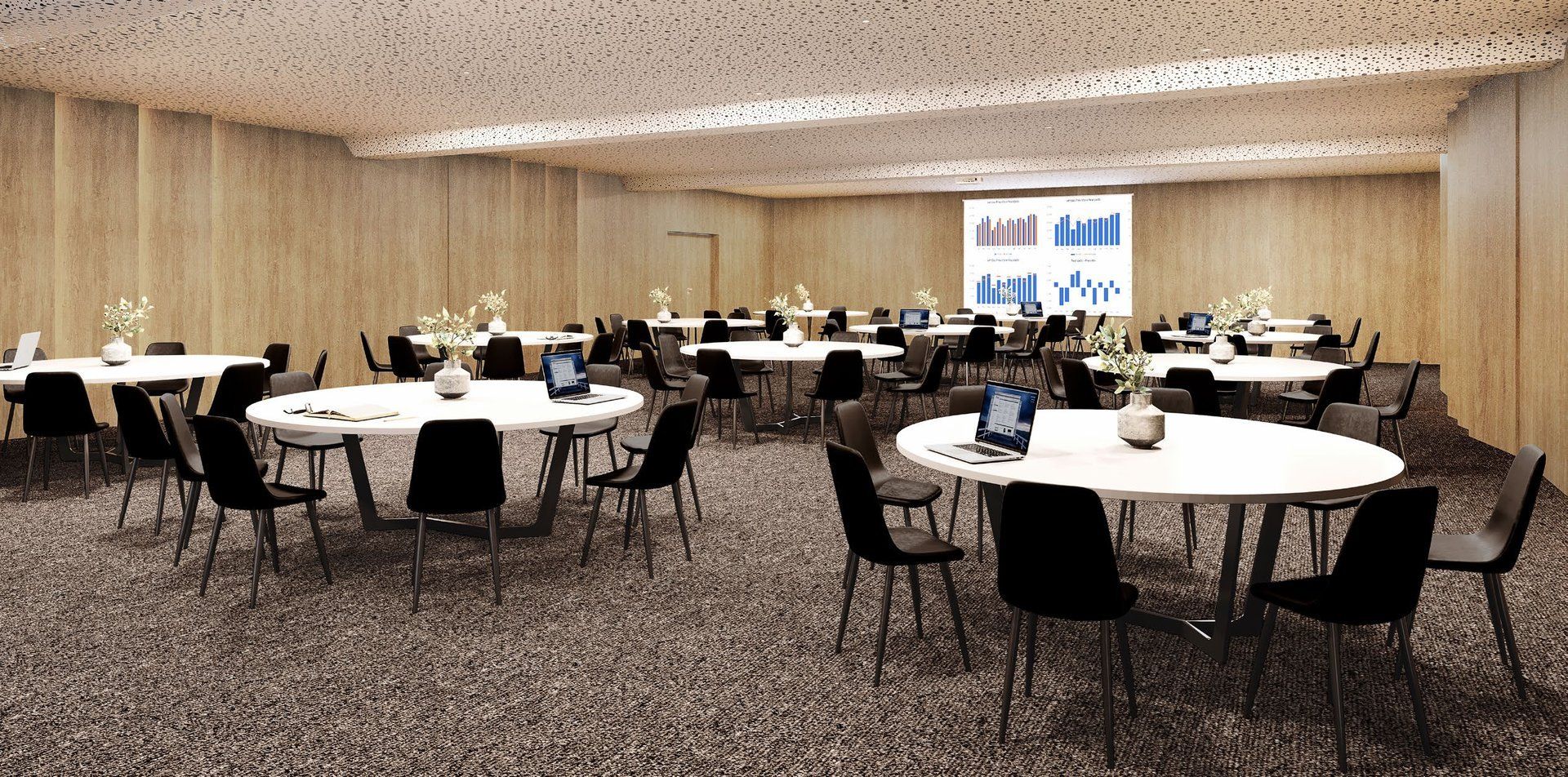 Espaço multiuso em formato de eventos