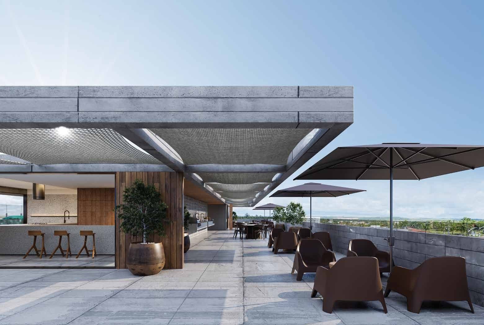 Rooftop — deck da piscina
