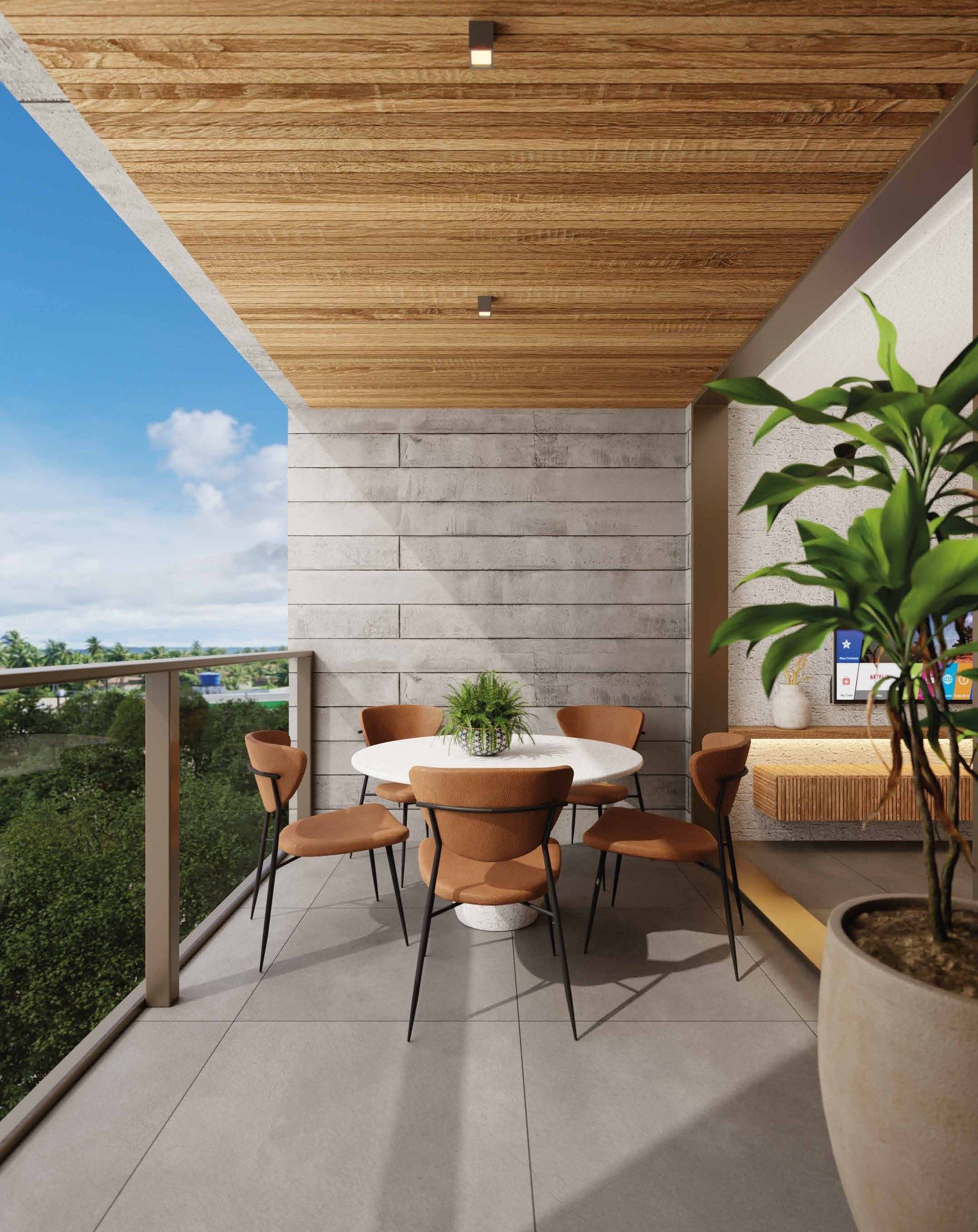 Rooftop — lounge com vista