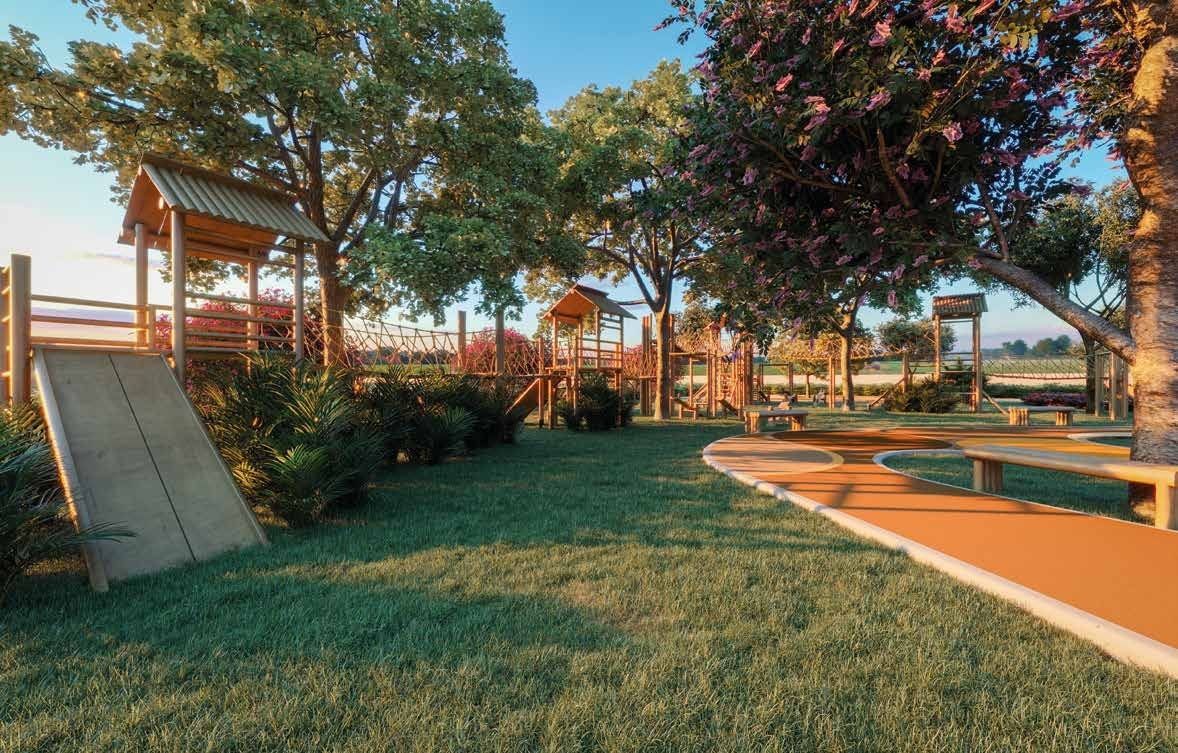 Praça e paisagismo