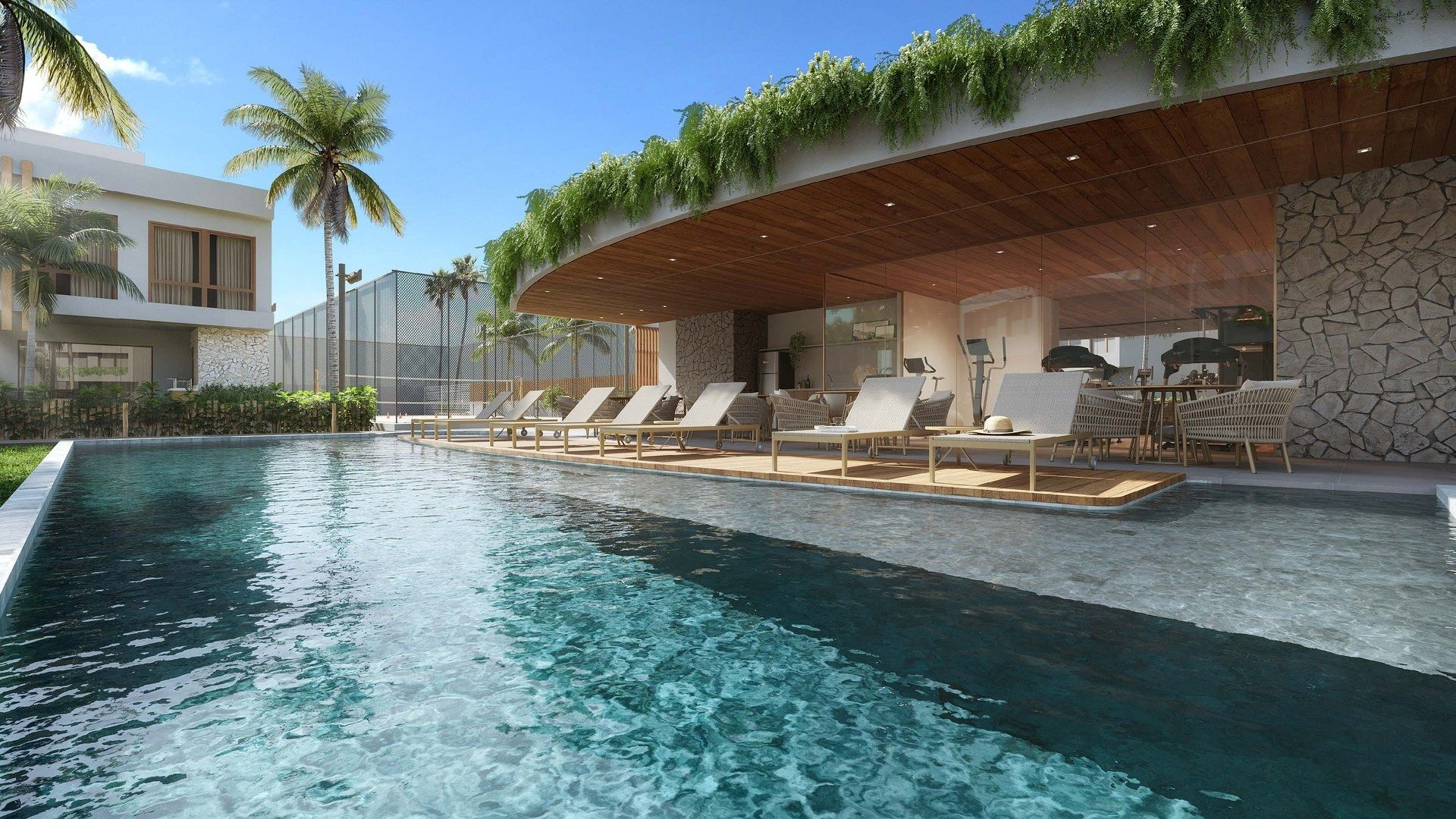 Piscina do clube
