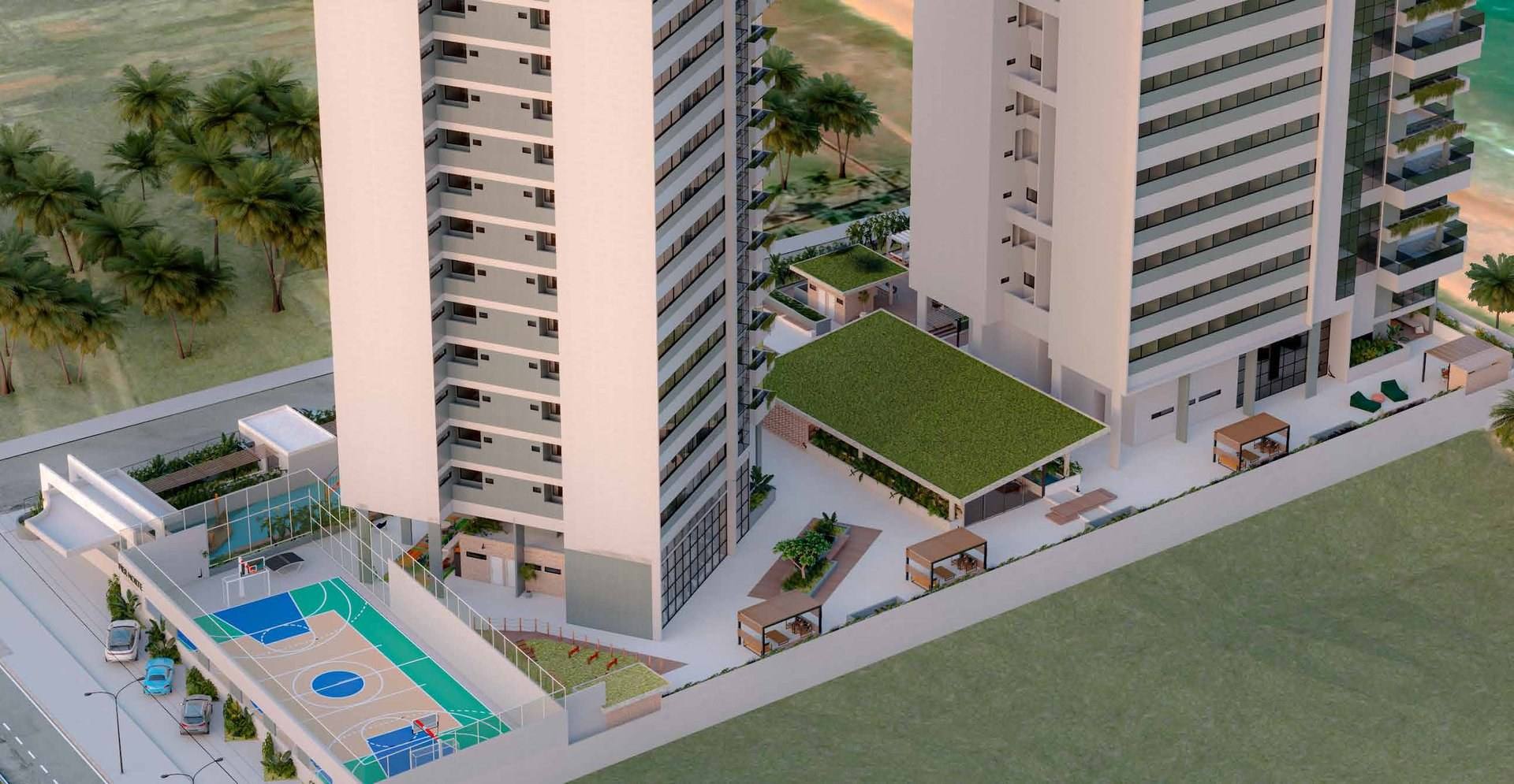 Torres e piscinas