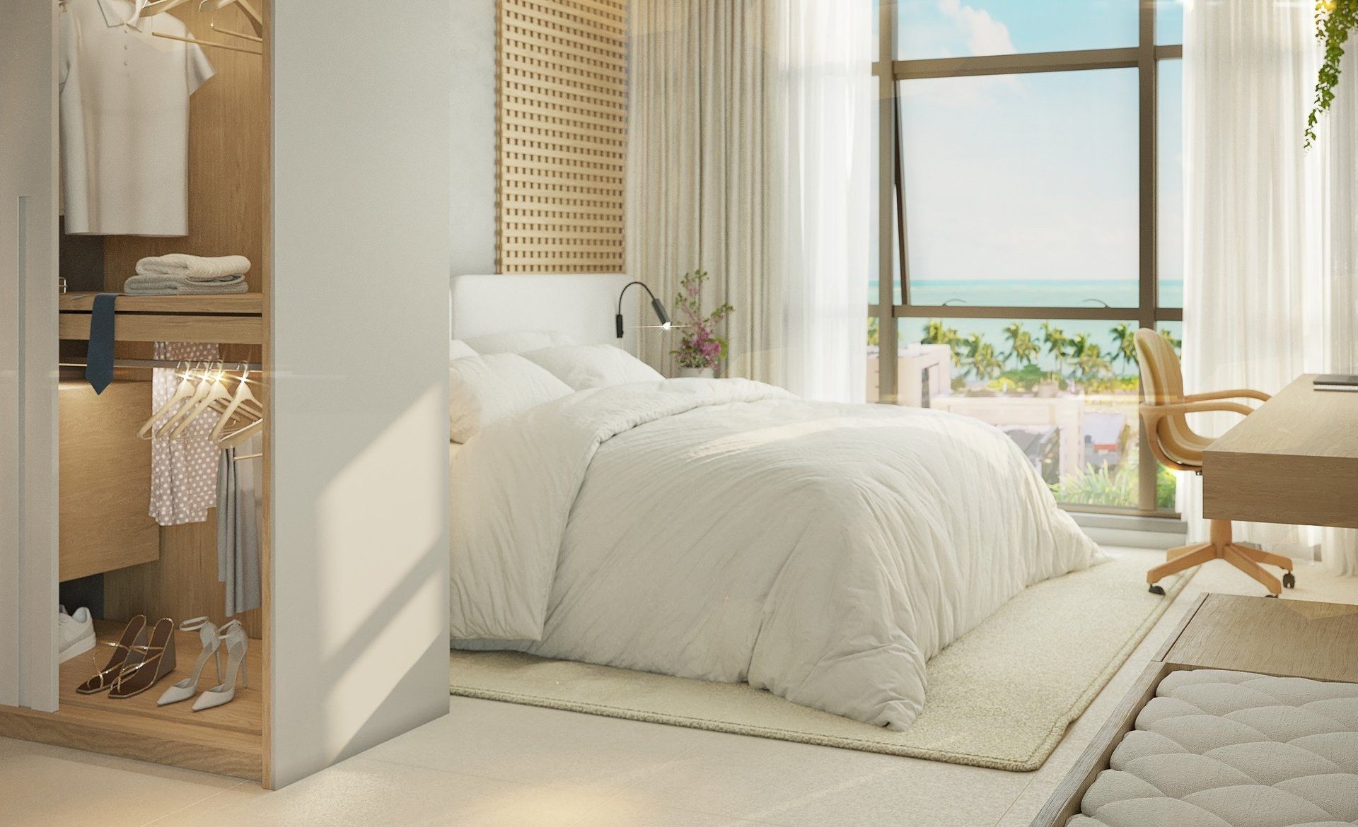 Studio de 29 m², área de dormir
