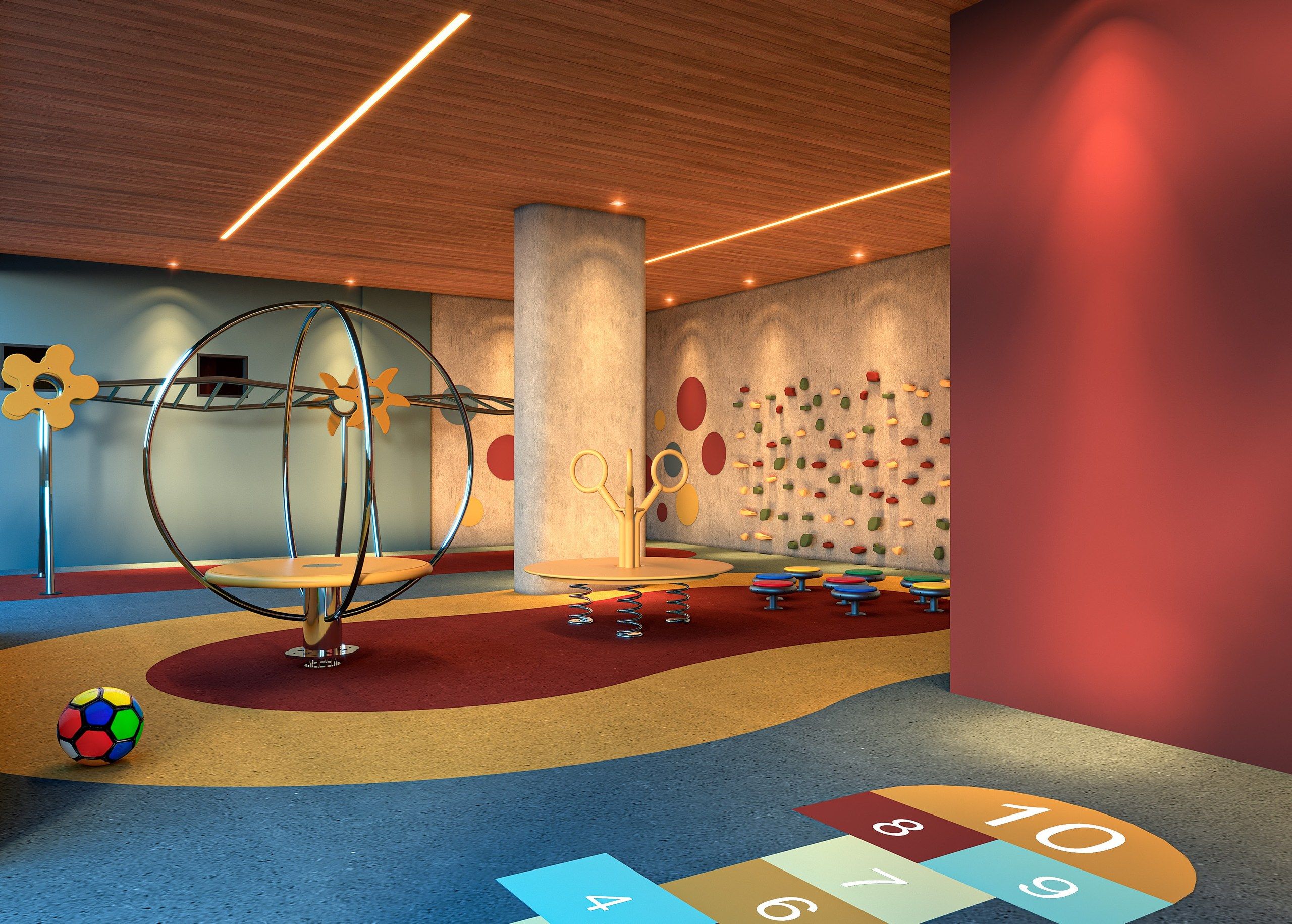 Espaço Kids (perspectiva ilustrada)